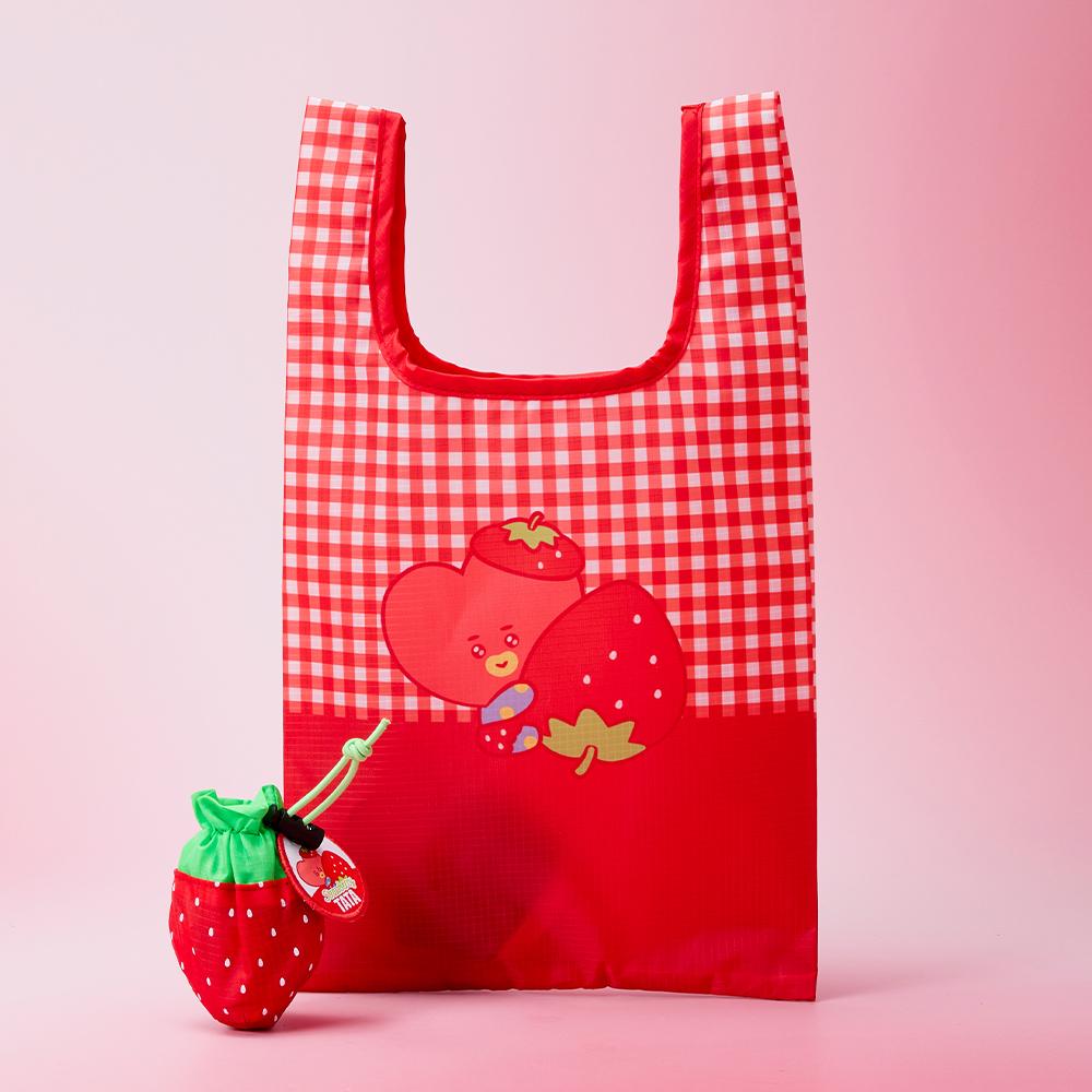 

BT21 TATA Strawberry Party Pouch Market Bag