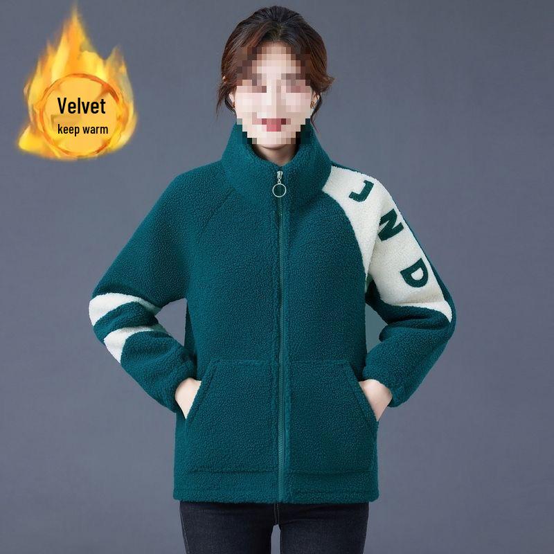 Women s Autumn/Winter Casual Lambswool Petite Cardigan Jacket - Versatile Korean Style. 3XL