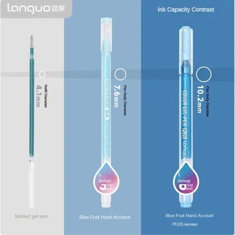 LANGUO 99/4 Colors Glitter Effects Large Capacity Gel Pen 1.0mm/0.5mm Writing Pen Painting Drawing Art Markers School Supplies