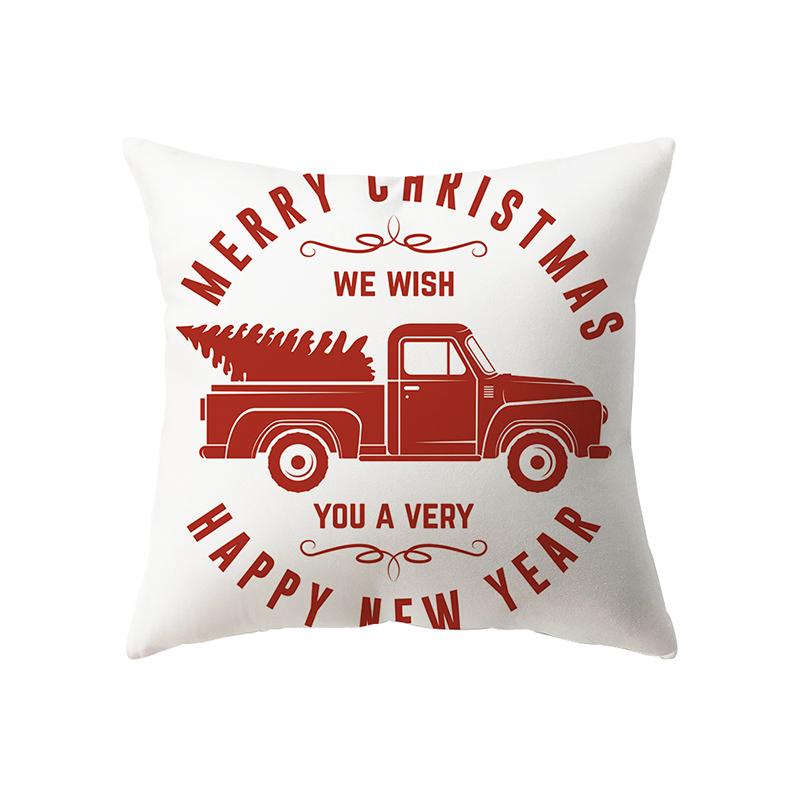 Χριστουγεννιάτικη Διακόσμηση Χριστουγεννιάτικο Θέμα Εκτύπωση Σχέδιο Κάλυμμα Μαξιλαριού Διακόσμηση Σαλονιού Σπιτιού Κάλυμμα Μαξιλαριού Μαξιλάρι