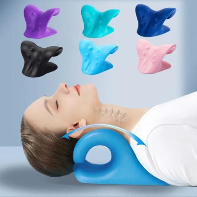 Oreiller de Massage Cervical Oreiller en Forme de U Gravité Shiatsu Oreiller de Massage Cervical Réparation du Cou et des Épaules Relaxation du Cou