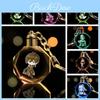 Exquisite Genshin Impact Keychain With Colorful Led Lights For Special Celebrations
