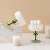 Creative Glass Candle Holder Green Tree Pole Atmosphere Dinner Table Candlestick for Living Room Party Wedding Home Decoration