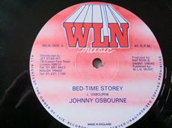 12inch Record JOHNNY OSBOURNE - Bed-Time Storey WLN005 WLN Music UK Reggae, Ska & Dub Used