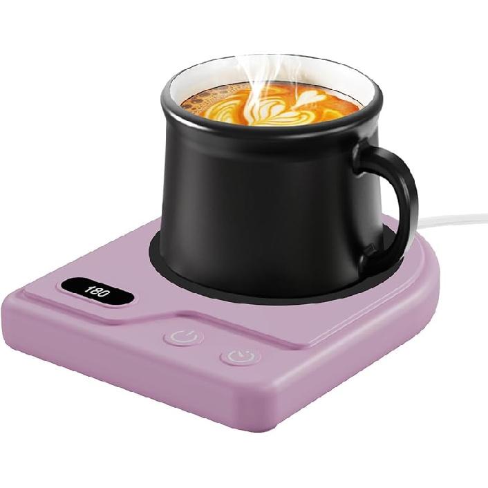 Mug Warmer,Coffee Mug Warmer with 3 Adjustable Temperature Settings,Coffee Warmer with 2-12H Auto Shutoff Functions,Easy to Clean Mug Heater for