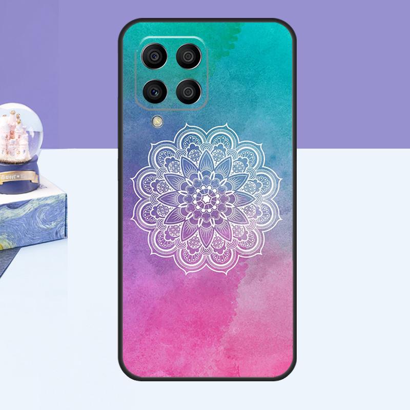 Flowers Mandala Floral Case For Samsung Galaxy M11 M31 M20 M35 M55 M15 M32 M16 M36 M56 M54 M23 M52 M34 M14 M13 M53