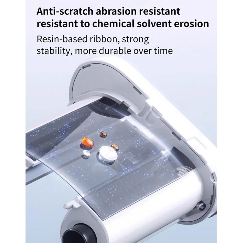 Niimbot M3 Thermotransfer-Etikettendrucker Farbband Schwarz Weiß Rot Golden Grün Blau Farbdruck Karbonband Langzeitlagerung