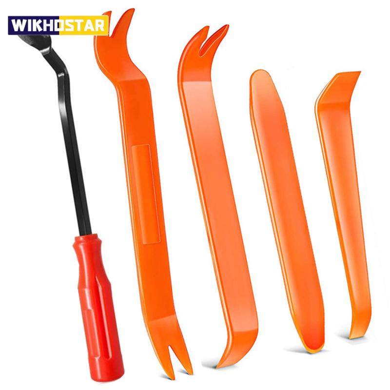 Auto Trim Removal Tool Car Door Trim Panel Tools Car Radio Audio Installer Pry Tool for Car Auto Door Clip Panel Crowbar Removal