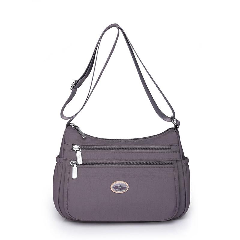 Bag 2025 new shoulder messenger bag nylon bag casual dumpling bag women's bag trend light luxury