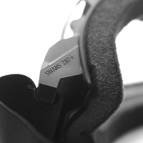 SWANS Tactical Goggles SG-2280 Black Clear Lens