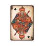 Vintage Poker Card Guitar Metal Tin Sign  Music Bar Garage Casino Wall Decor  Retro Iron Poster Plaque  Home Art Decoration