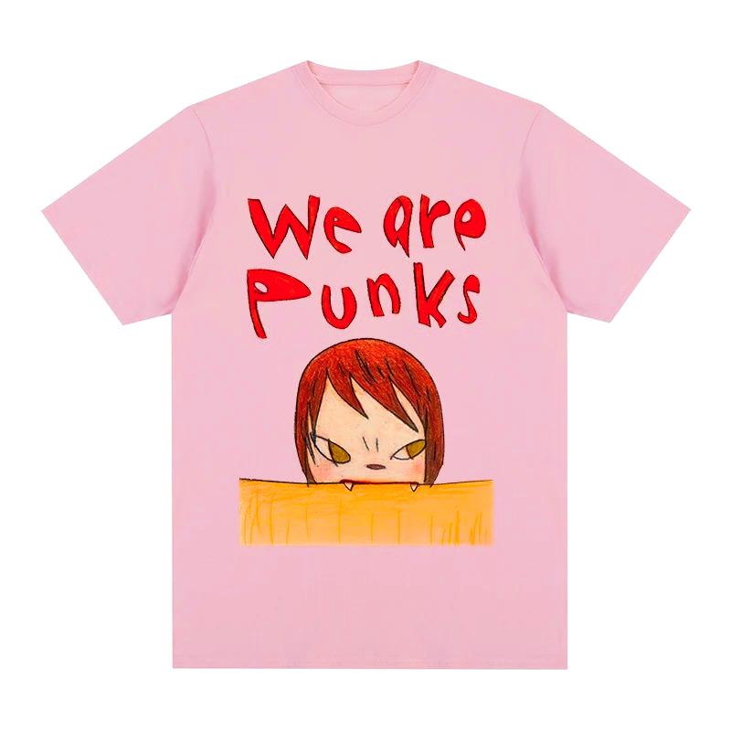 We Are Punks T-shirt Print O Neck T-shirt Women T Shirt New Fashion Short Sleeve Womens Tops Cute Clothing