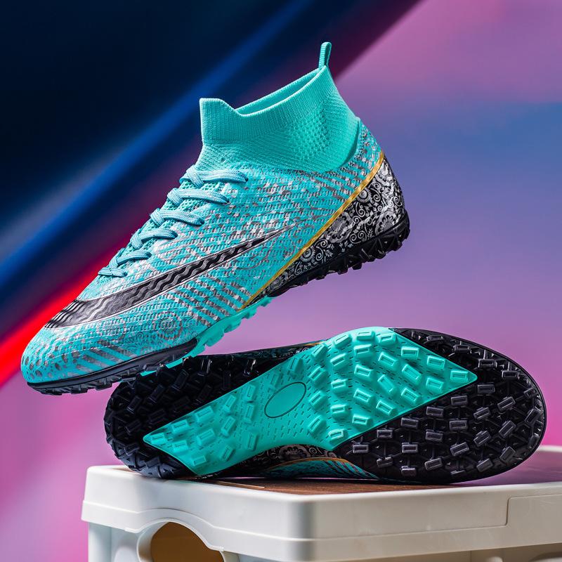 

High-top football shoes, special broken nail shoes for competitions, men, adolescents, adults, children, breathable non-slip football shoes, women 46