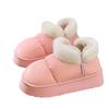Routine good product winter cotton slipper bag and home interior simple warmth thick bottom fluff large opening external wear cotton
