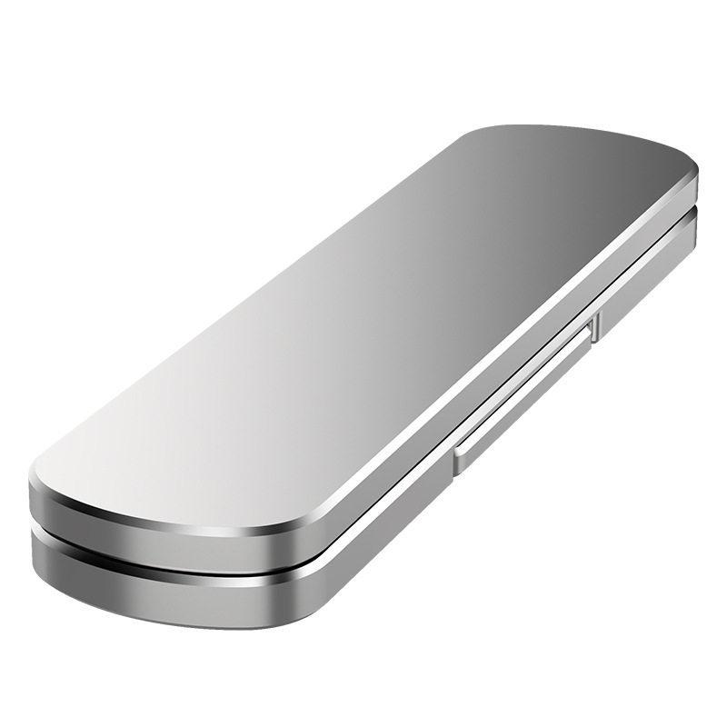 360° Rotating Aluminum Foldable Phone & Tablet Stand with Invisible Back Sticker Support