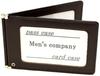 Commuter Pass Butterfly Specification Made In Japan Genuine Leather [Men's Company] (Dark Brown)