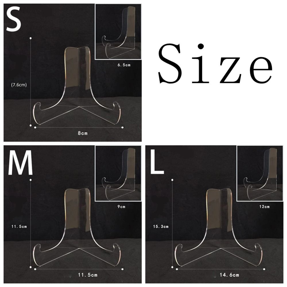 60-Degree Angle Display Easel Stand Acrylic Book Stand Easel Stand Flat Plate Stand  Picture Frame