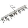 Stainless Steel Rack Draining Clothes Hanger Socks Clip Underwear Hooks Clothes Airer Dryer