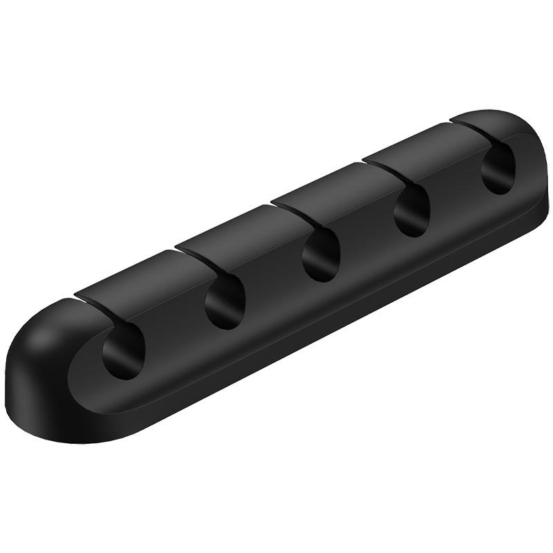 Silicone Cable Protector & Organizer: Self-adhesive Desktop & Car Clip Winder for Cables