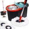 Rotating MOP 360 Spin Turbo 3in1 Microfiber Cover Bucket Set