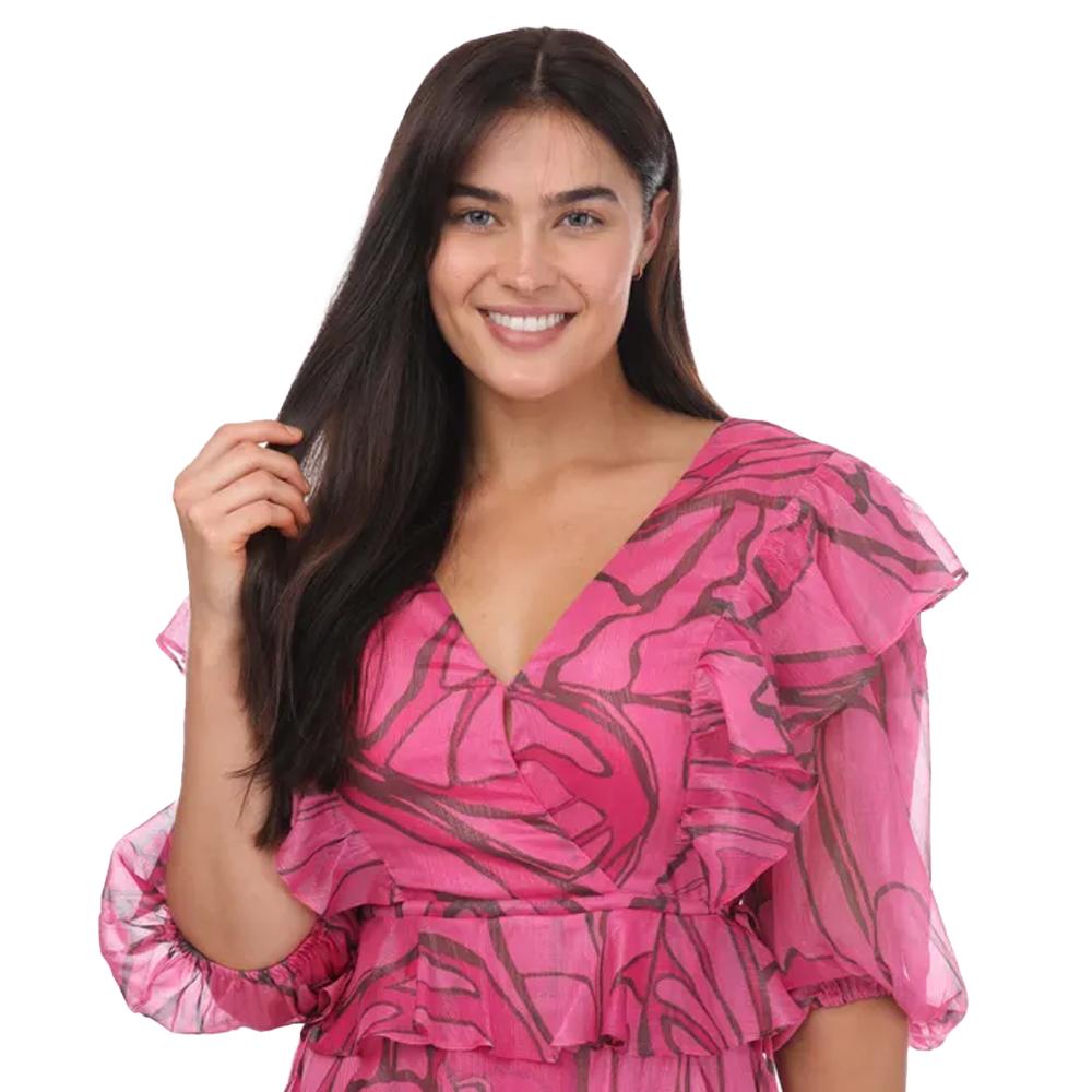 Ted Baker Womens/Ladies Victoir Printed Ruffles Pinafore Dress