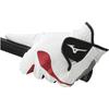 MIZUNO ComfiGrip Golf Left Synthetic Leather with Silicone 5MJML253 Gloves, Men's, Hand, Leather/Artificial Print, White/Red, 23cm,