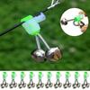 Outdoor Bite Lure Tips Sea Fishing Fishing Rod Bell Twin Bell Rings Fishing Bite Alarms Rod Clamp