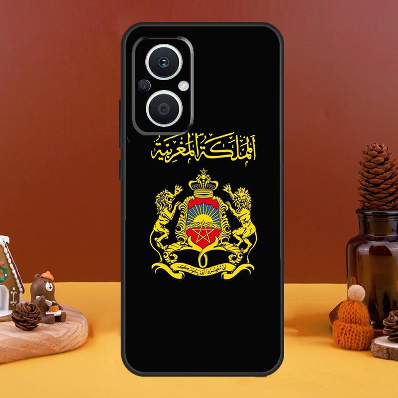 Marokko Flagge Wappen Hülle für OPPO Reno 8T 4Z 5Z 10 Pro 11 F 4 5 6 7 8 Lite OPPO Find X5 X6 Pro X2 X3 Lite Hülle