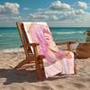 Ultra-Soft Beach Towel with Saja Boys Theme,Ideal for Pool - Camping, Diving - Perfect Travel Essential, Vibrant Beach Towel.