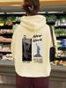 Women's European & American Fleece-lined New York Hooded Sweatshirt with Kangaroo Pocket, Long Sleeves for Autumn/Winter