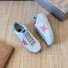Star Small Dirty Shoes Women's Classic Versatile Couple Board Shoes Inner Height Increase Dirty Cowhide White Shoes