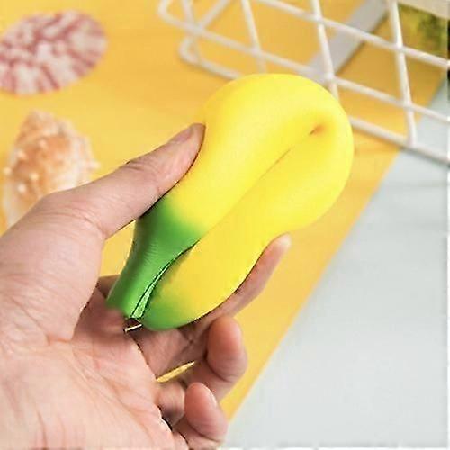 Squishy Toys Banana Stress Toy [3 Pack] Stretchy Banana Squishy | Kids Sand Toys | Stretchy Banana Toy