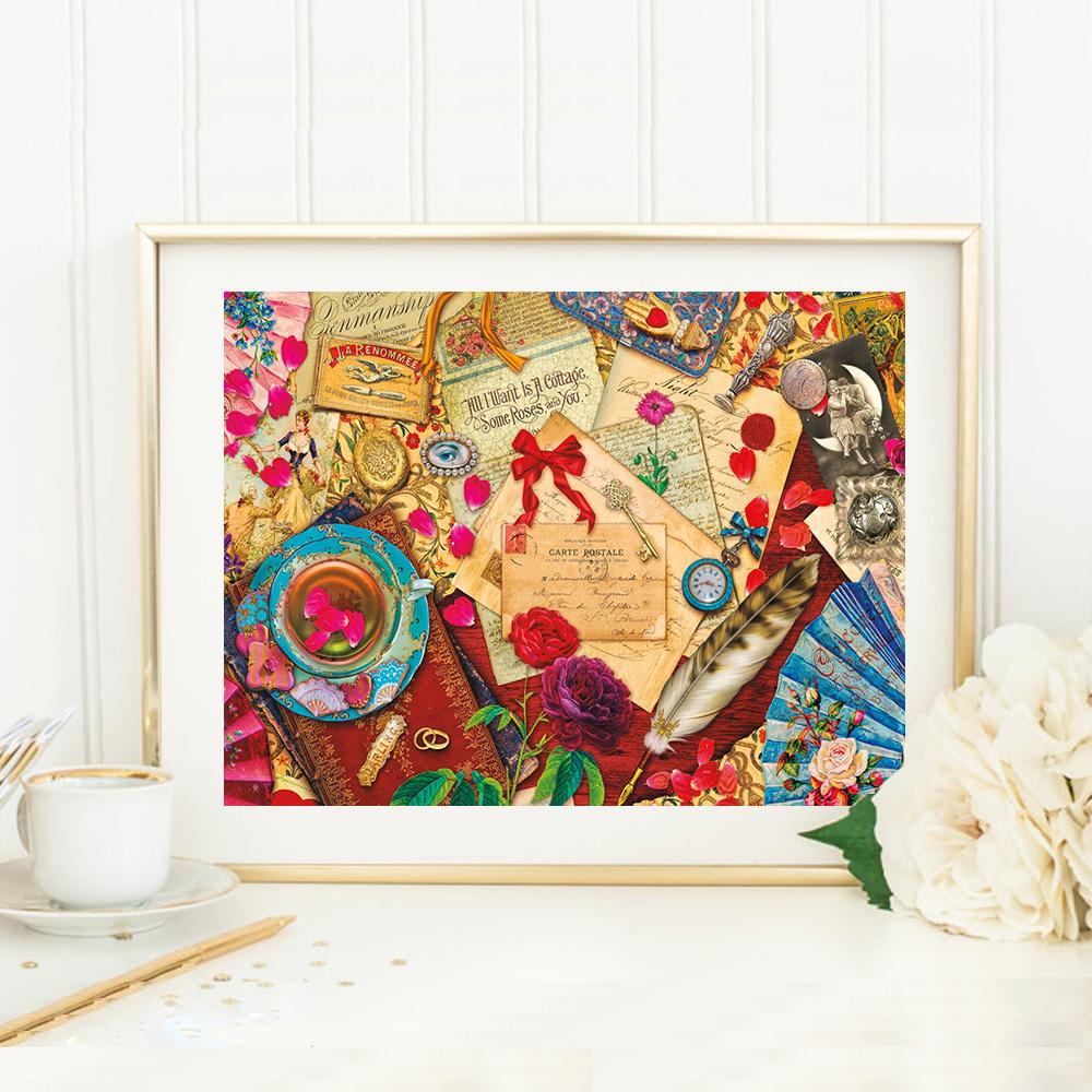 5d Diy Diamond Painting Embroidery Letter Home Decor Mosaic Cross Stitch Colorful Landscape Crystal Gift