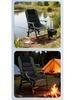Multifunctional European-Style Folding Recliner: All-Terrain Outdoor Fishing Chair