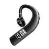 F19 Bluetooth-compatible 5.2 Headset Digital Display Noise Reduction Unilateral Hanging Ear Wireless Business Sports Earphone