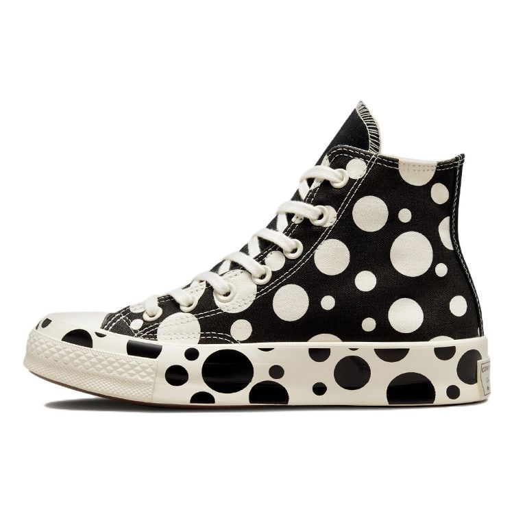 

Converse Chuck 70 High Unisex Polka Dots Black Egret A01182C EU 36