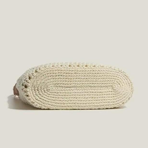 Spring and summer new small bag messenger bag new niche high-end woven bag seaside portable shoulder bag women