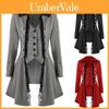 Cappotto Corsetto Steampunk Gotico da Uomo Vintage per la Festa di Halloween
