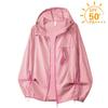UPF50 Leichte Atmungsaktive Sonnenschutzjacke Outdoor Reisen Unisex Schnelltrocknender Nylon Windbreaker