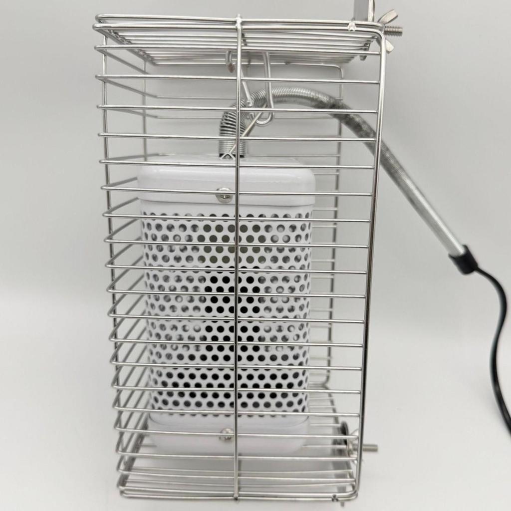 Heater Cage Protector Screw-Mounted Mesh Bird Heating Lamp Compact