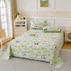 Cotton Bed Flat Sheet designed for Double Bed Plain Solid Color Top Sheets Single/Queen/King Flat Bedsheets Household Bed Linen Sheets