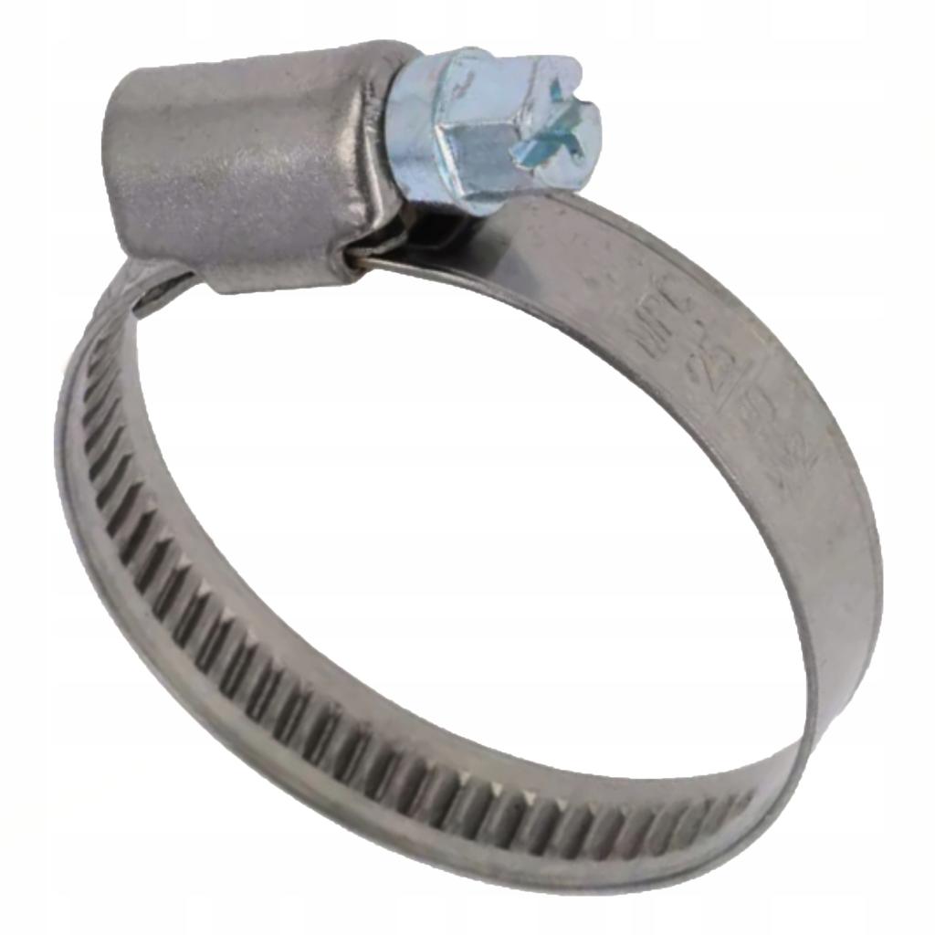 10x opaska zaciskowa ślimakowa 16-25mm klasa w2 inox (półinox), 9 mm szer.