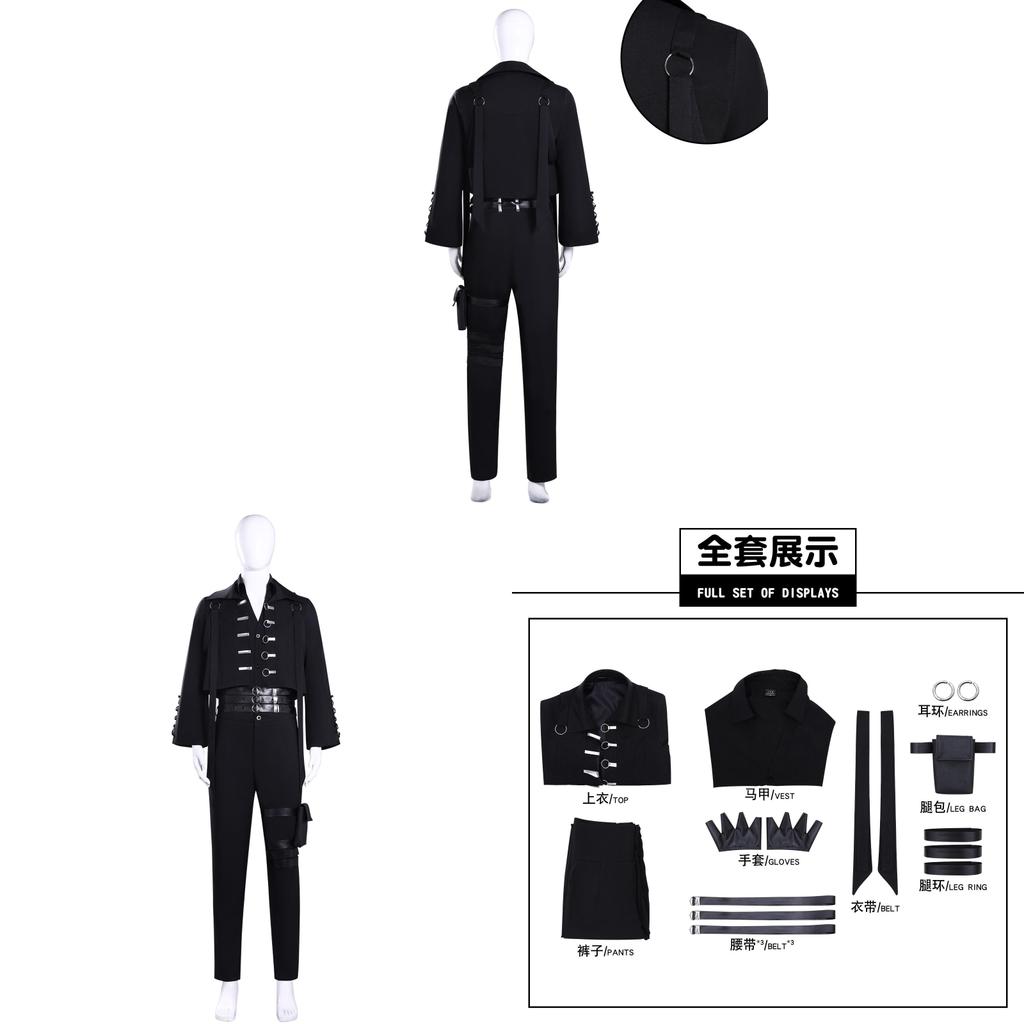Tamons B Side Fukuhara Tamon Cosplay Costume For Halloween Performers With Polyester Fabric And Comfortable Fit For Adults