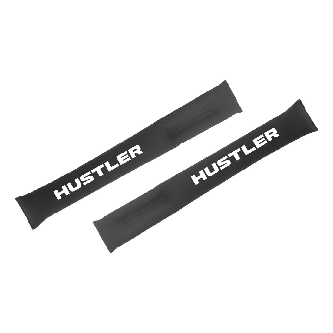

HUSTLER Exclusive Logo Gap Car Seat Side Cushions for Hustler MR TOUGH Seat Prevents Small Items from Interior PU Driver Passenger Symmetrical Logo