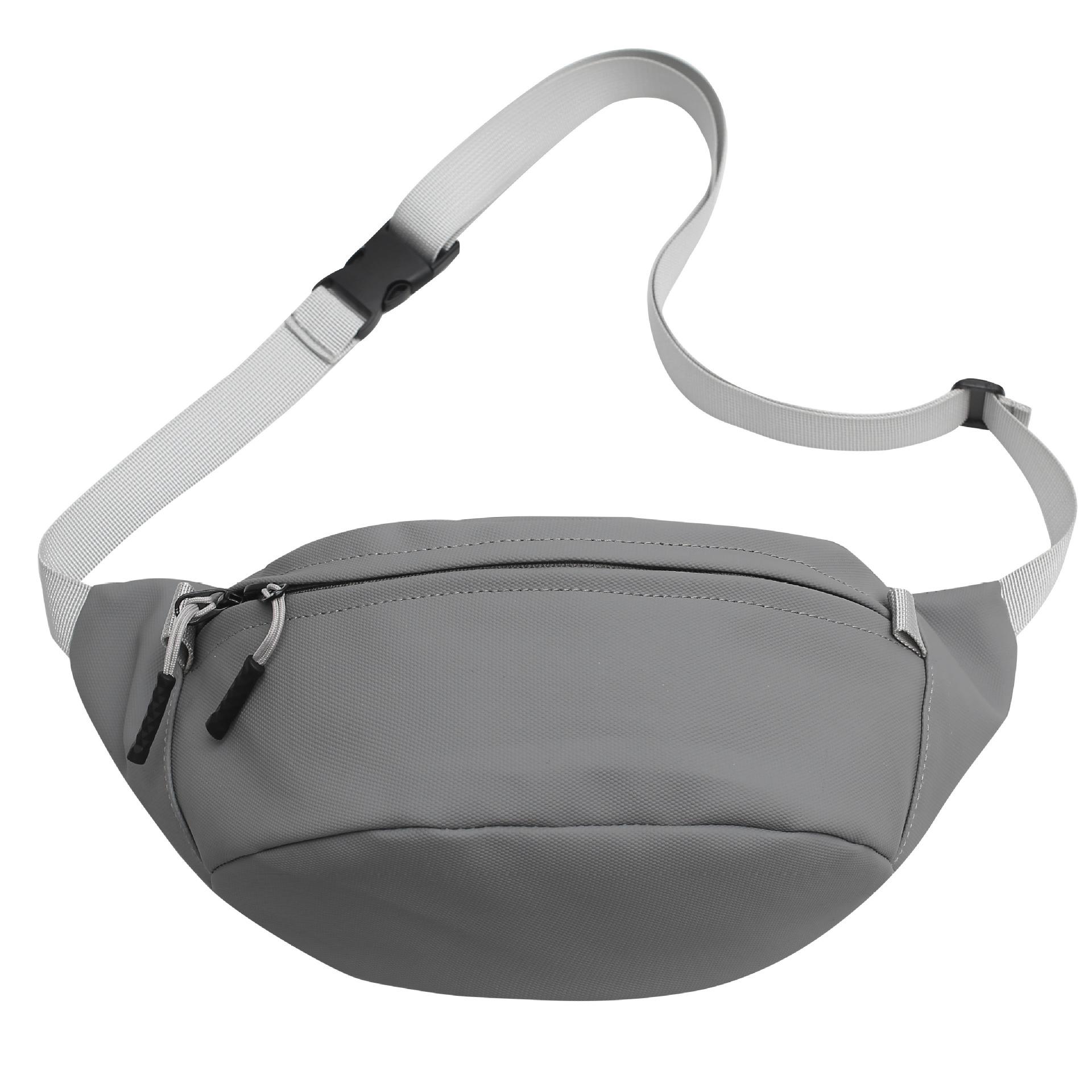 

Унисекс Корейская повседневная сумка-мессенджер: Однотонная нагрудная, поясная и наплечная сумка для путешествий и повседневного использования. Universal