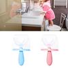 Kids Toothbrush Silicone Round Type Brush For Toddlers 2-6 Years Gentle gums Care Fun Cartoon Figures Simple Rinse Bathroom Essential