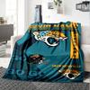 Name Custom Jacksonville Jaguars Print Flannel Blanket High Quality Warm Comfortable Cover for All Seasons Perfect for Gifts Home Decor