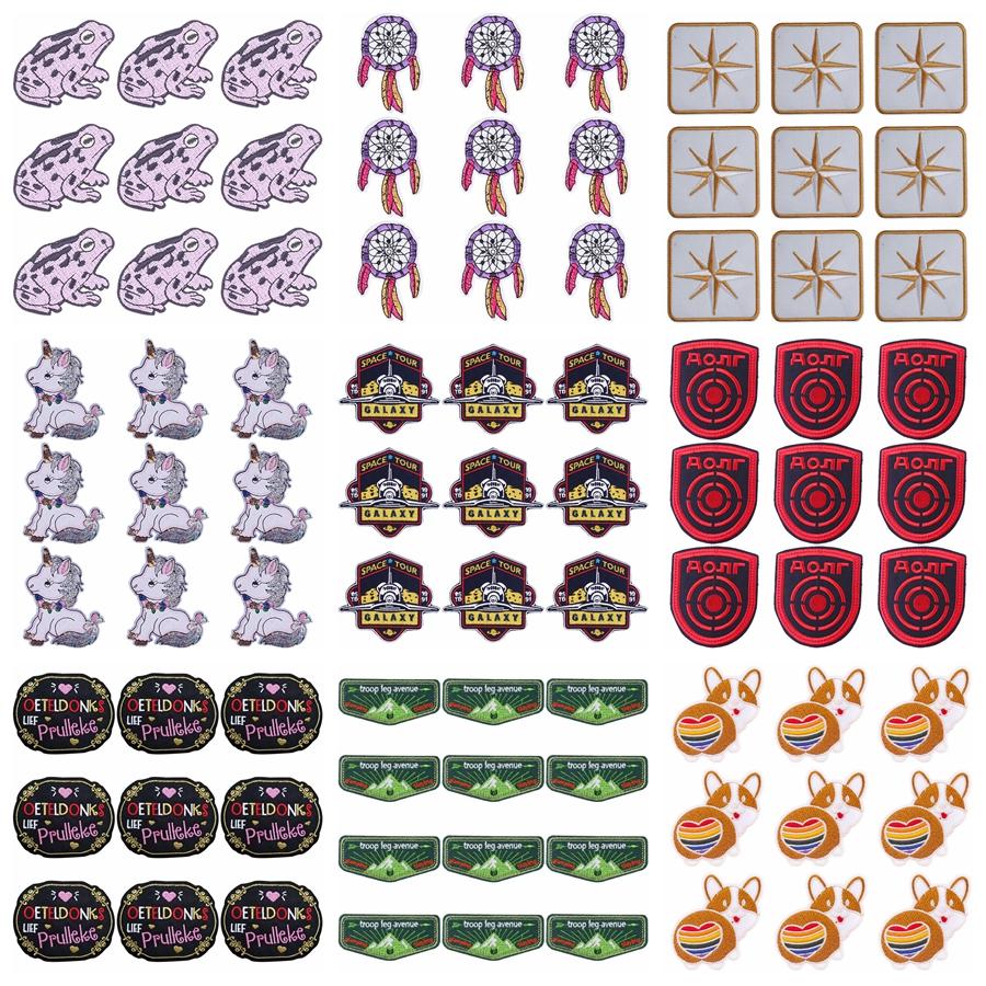 

10 шт./лот, оптовая продажа, вышивка, железные нашивки для одежды, нашивки для одежды, куртки, декор, аппликация, принадлежности для шитья