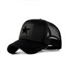 Summer Fashion Mesh Breathable UV Protection Printing Pentagram Baseball hat Space Cotton Adjustable Outdoor Sports Men Trucker Caps Golf hats for men