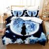 Anime Bleach Toushirou Ichigo Bedding Set Single Twin Double Queen King Cal King Size Bed Linen Set